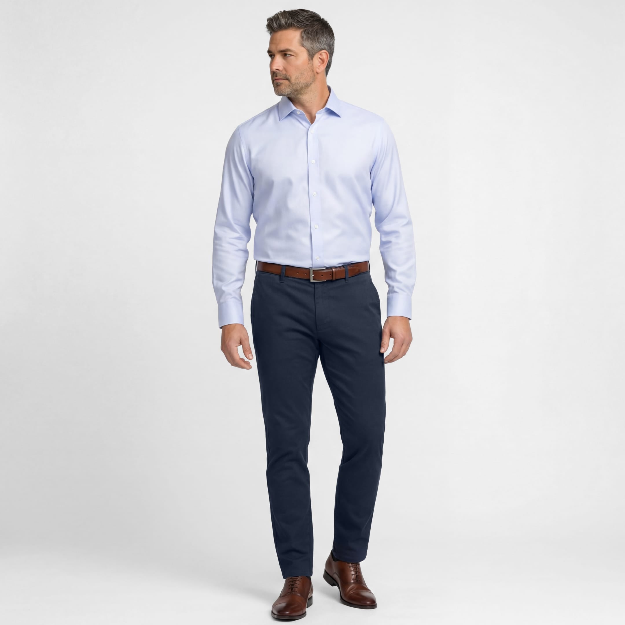 Ash & Erie Navy Signature Chinos for Short Men   Chino Pants