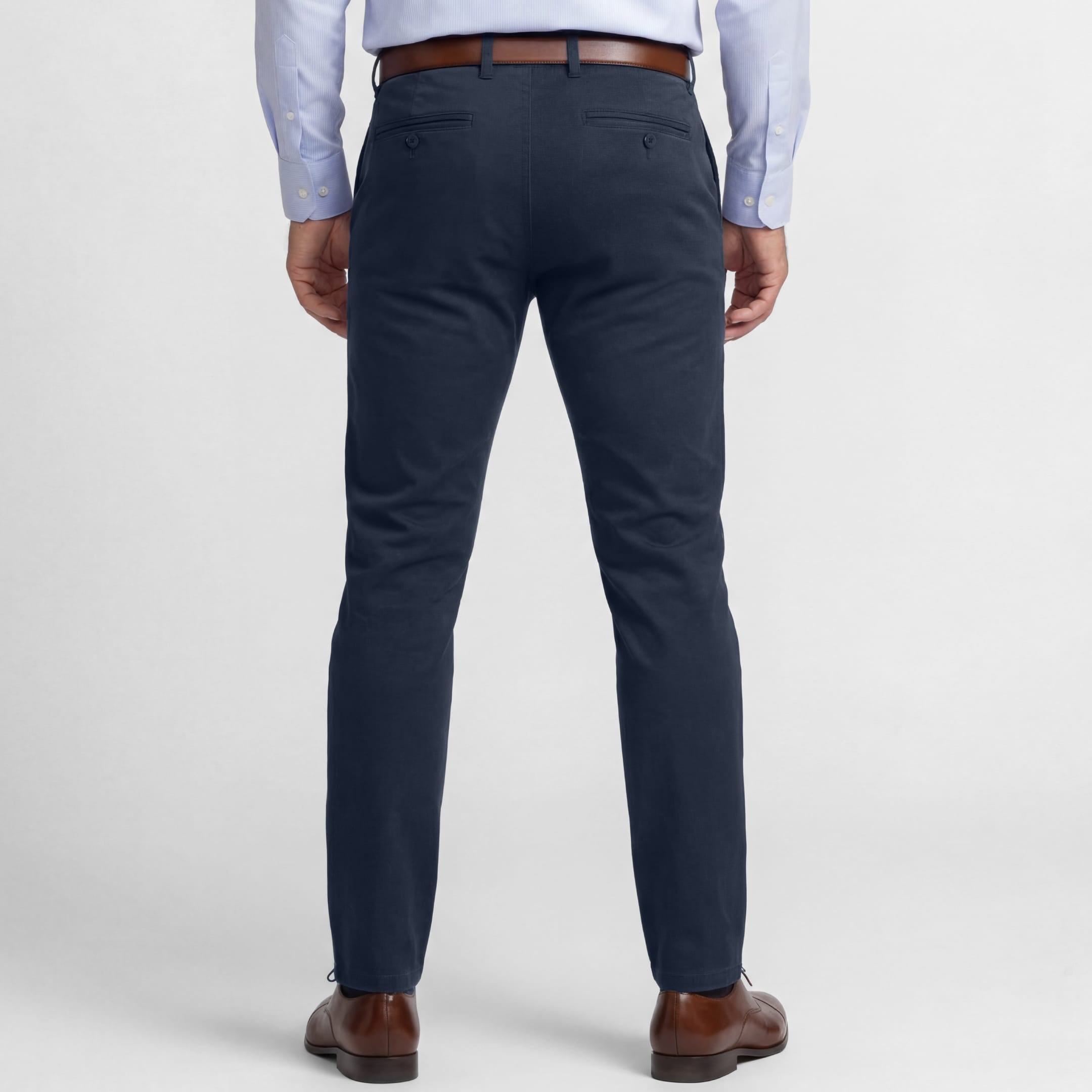 Ash & Erie Navy Signature Chinos for Short Men   Chino Pants