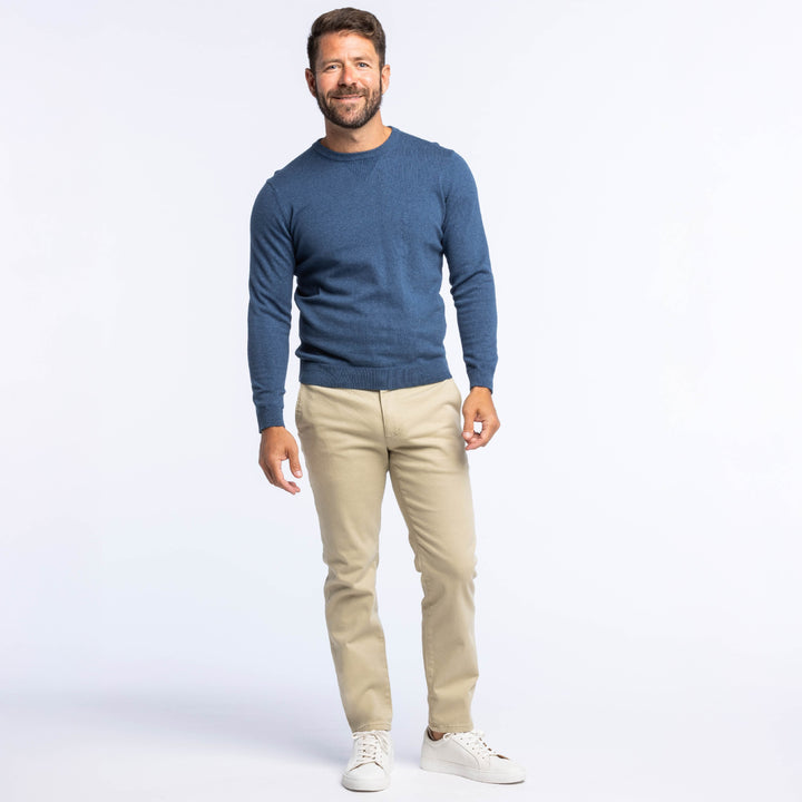 Ash & Erie Oat Washed Stretch Chinos for Short Men   Chino Pants