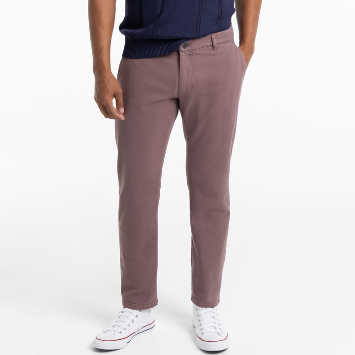 Ash & Erie Rose Taupe Washed Stretch Chinos for Short Men   Chino Pants
