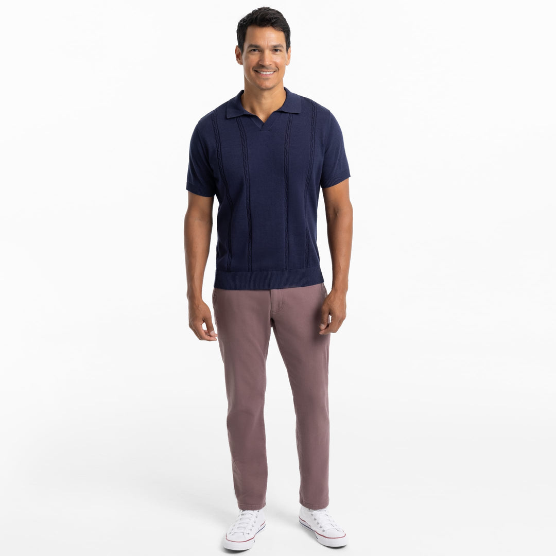 Ash & Erie Rose Taupe Washed Stretch Chinos for Short Men   Chino Pants