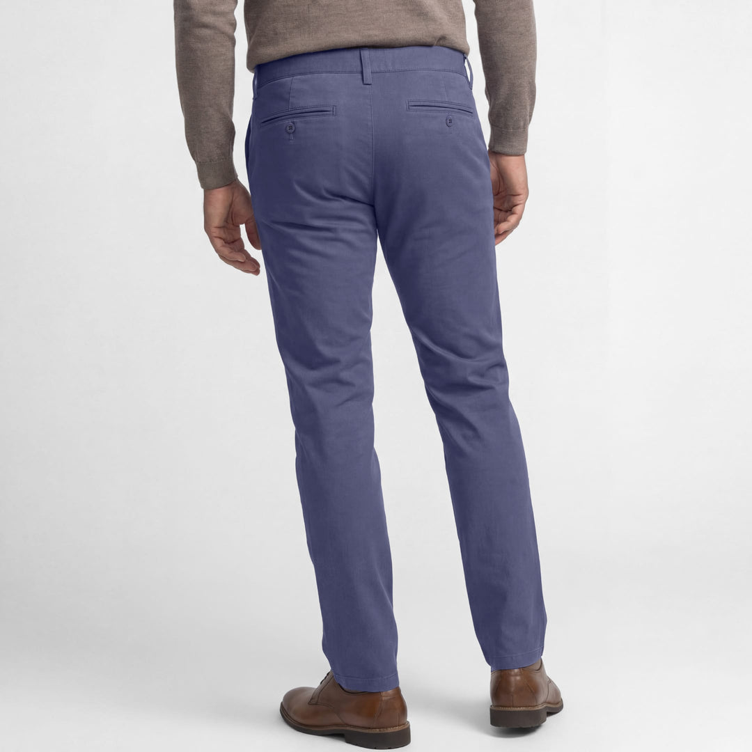 Ash & Erie Vintage Blue Signature Chinos for Short Men   Chino Pants