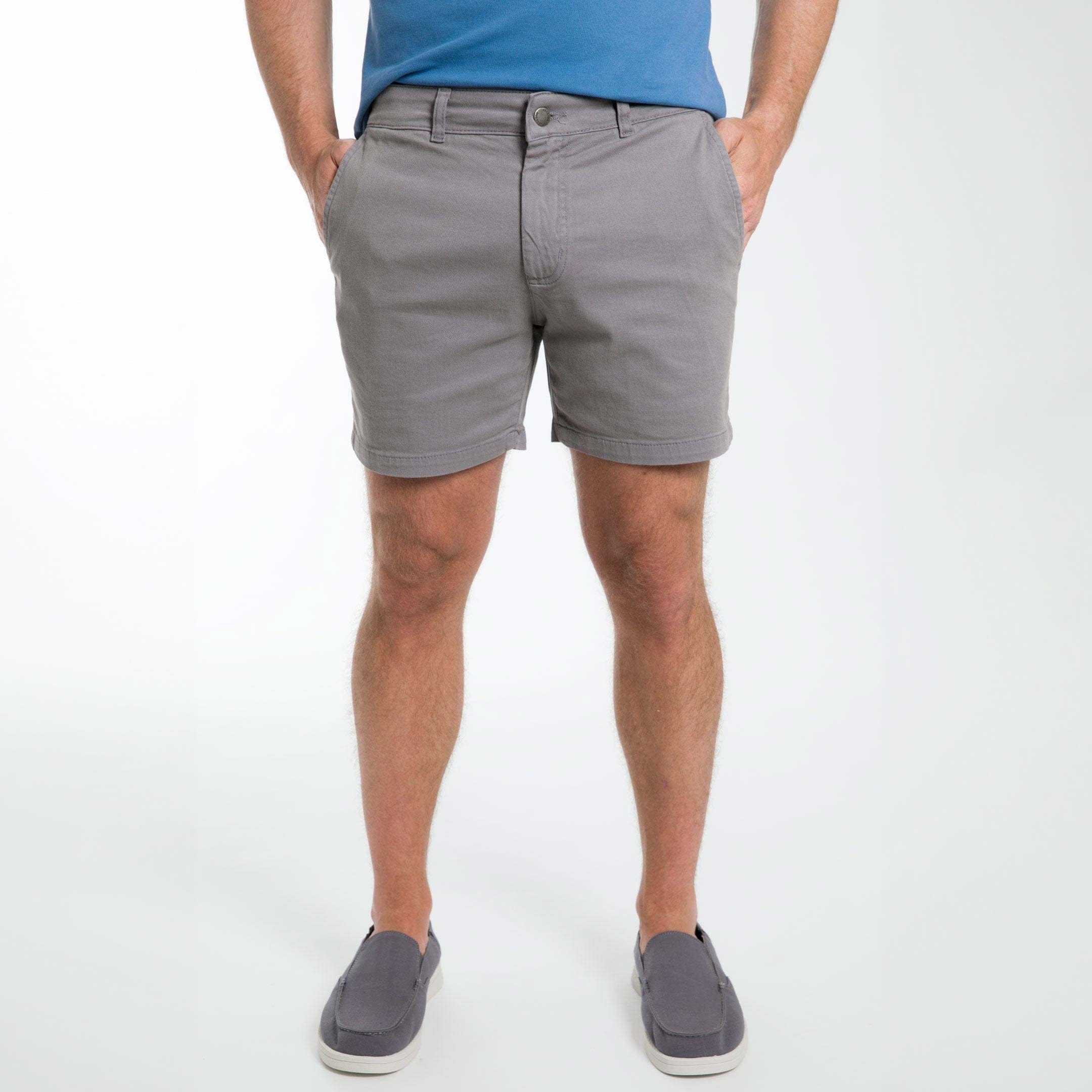 Mens chino shorts long best sale