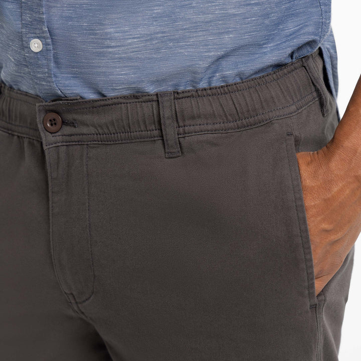 Ash & Erie Charcoal Easy Chino Shorts for Short Men   Chino Shorts