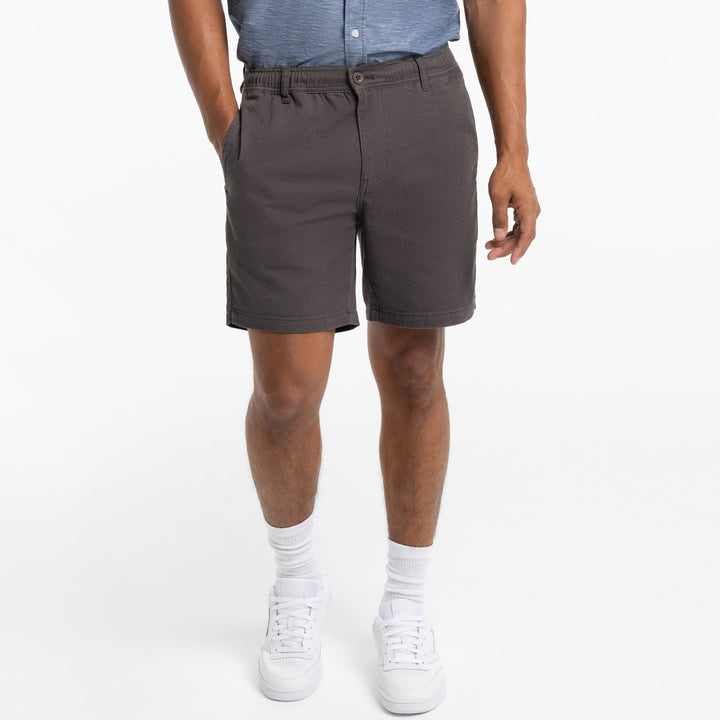 Ash & Erie Charcoal Easy Chino Shorts for Short Men   Chino Shorts