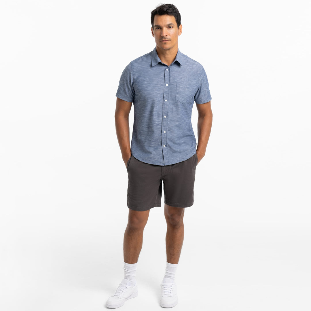 Ash & Erie Charcoal Easy Chino Shorts for Short Men   Chino Shorts