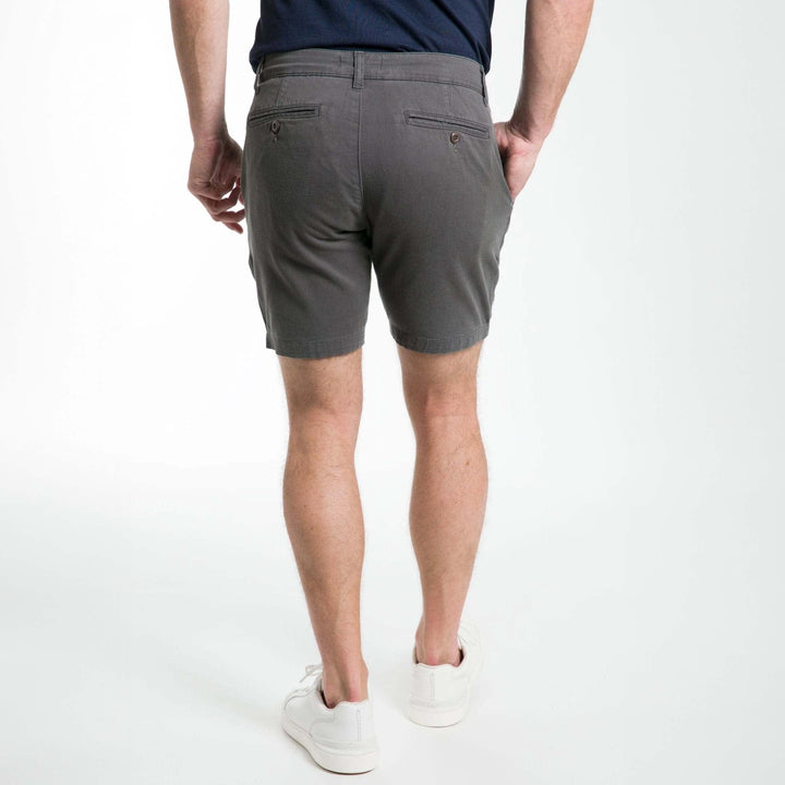 Ash & Erie Charcoal Chino Shorts for Short Men   Chino Shorts