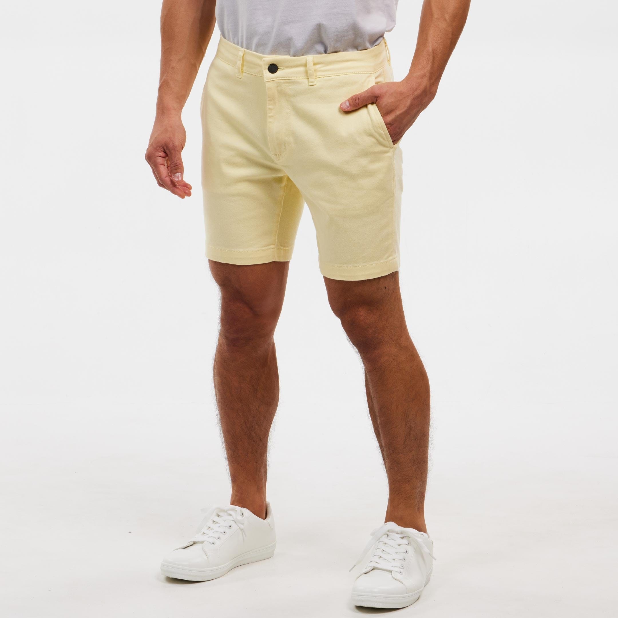 Ash & Erie Silver Pine Chino Short for Short Men   Chino Shorts