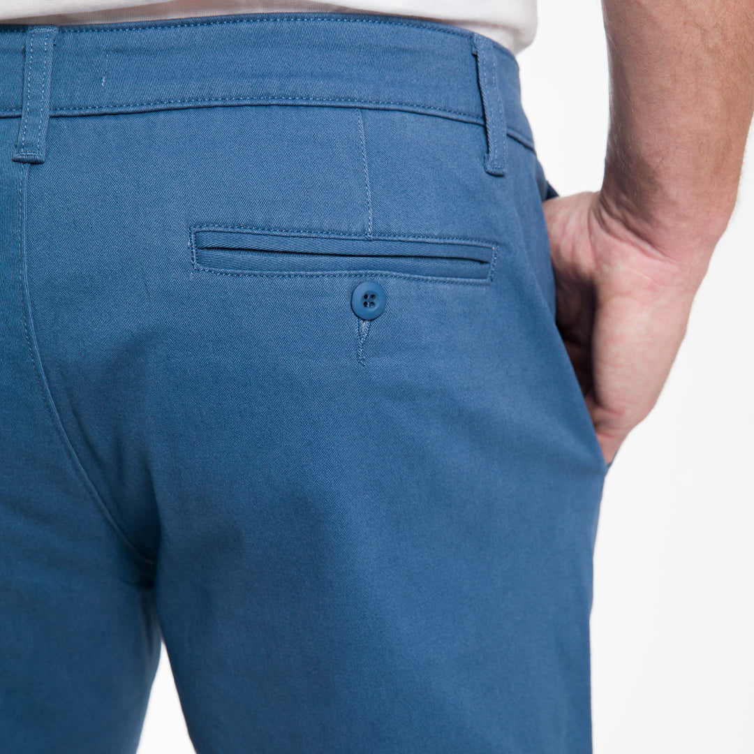 Ash & Erie Dark Blue Chino Short for Short Men   Chino Shorts