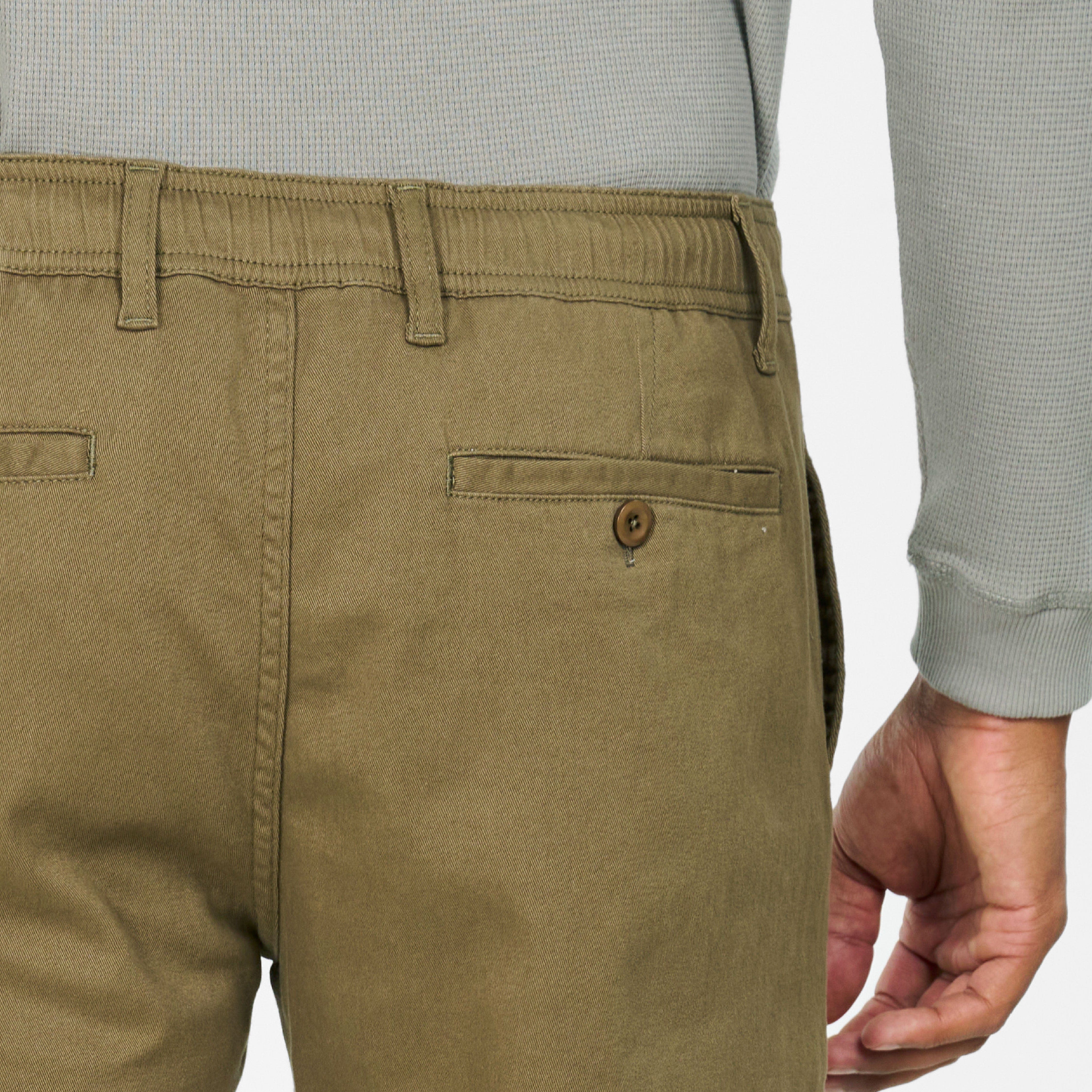 Ash & Erie Fatigue Green Easy Chino Shorts for Short Men   Chino Shorts