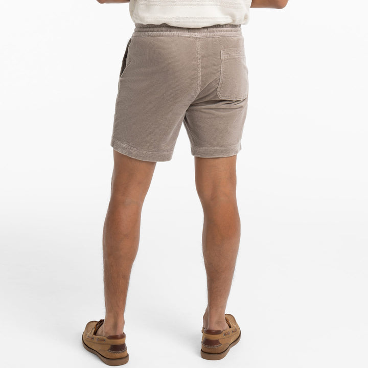 Ash & Erie Khaki Corduroy Shorts for Short Men   Chino Shorts