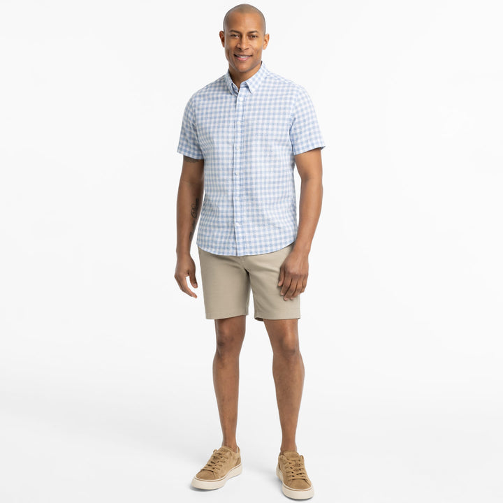 Ash & Erie Khaki Lightweight Signature Chino Short for Short Men   Chino Shorts