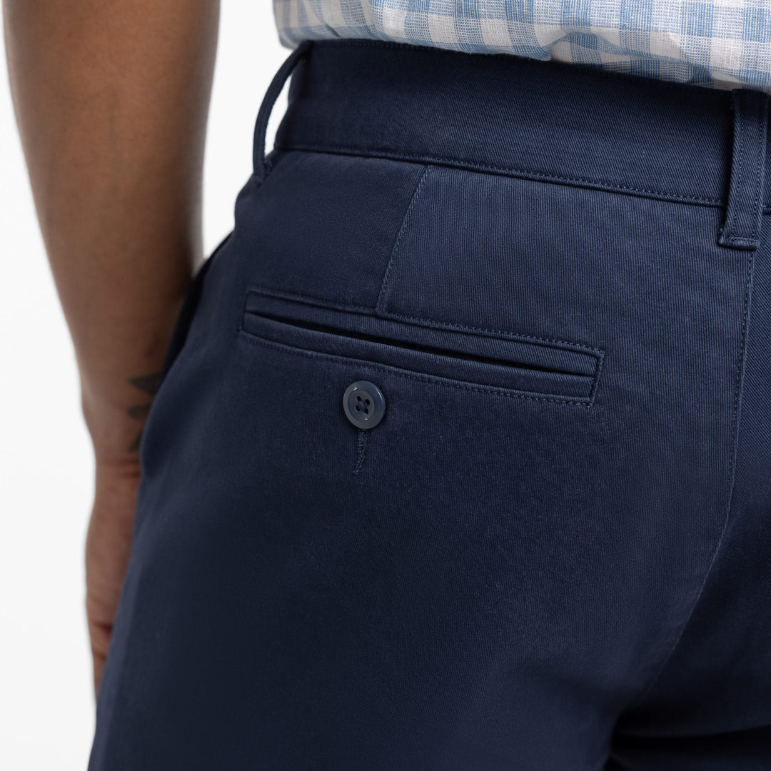 Ash & Erie Navy Signature Chino Short for Short Men   Chino Shorts