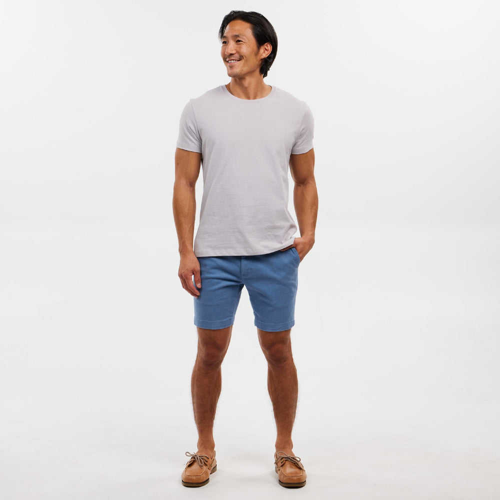 Ash & Erie Riverbank Stretch Washed Chino Short for Short Men   Chino Shorts