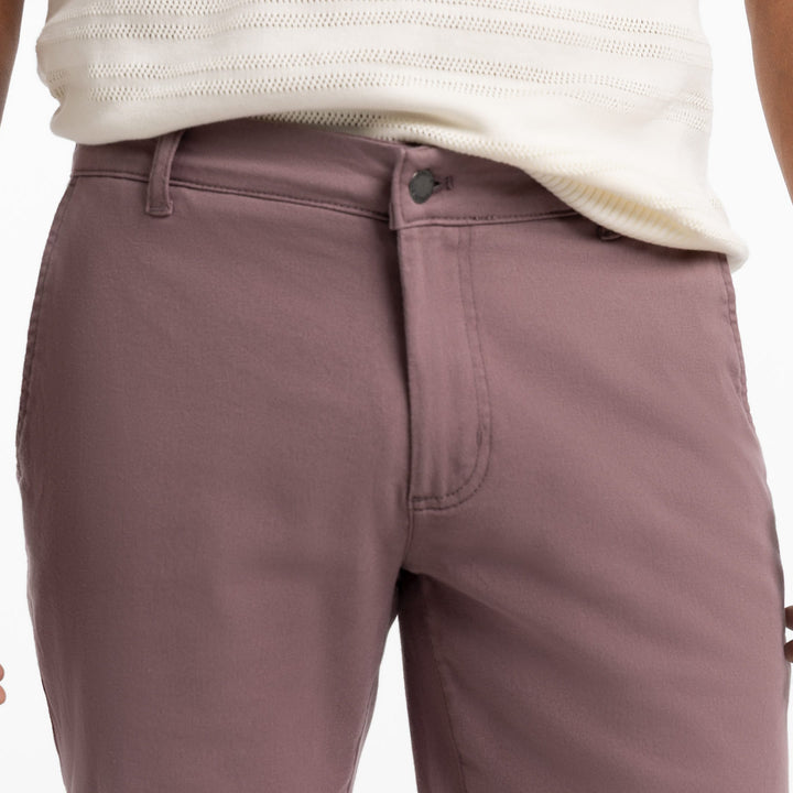 Ash & Erie Rose Taupe Lightweight Stretch Chino Short for Short Men   Chino Shorts