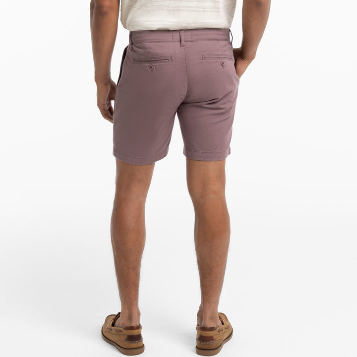 Ash & Erie Rose Taupe Lightweight Stretch Chino Short for Short Men   Chino Shorts
