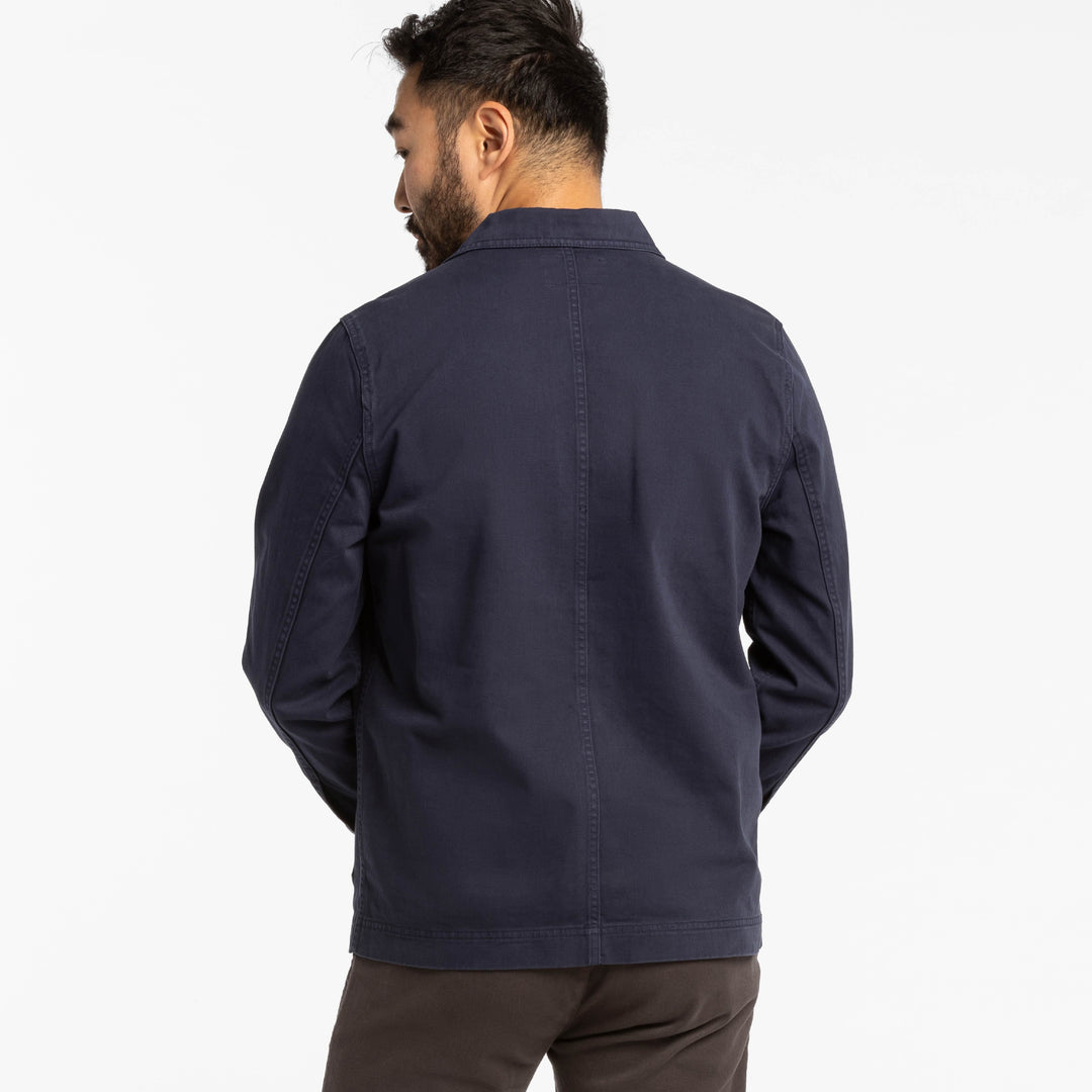 Ash & Erie Navy Chore Jacket for Short Men   Chore Jacket