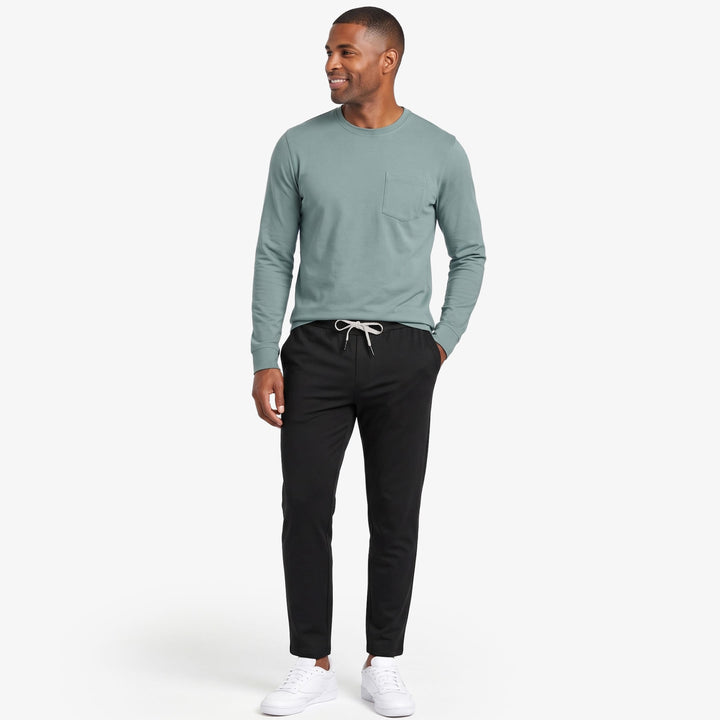 Ash & Erie Black CloudFlex Performance Pant for Short Men   Cloudflex Performance Pant