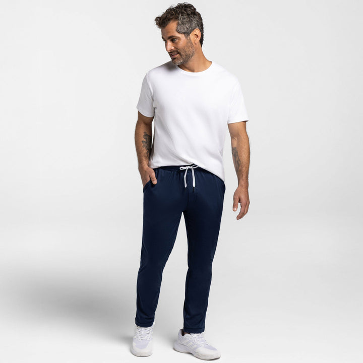 Ash & Erie Navy CloudFlex Performance Pant for Short Men   Cloudflex Performance Pant