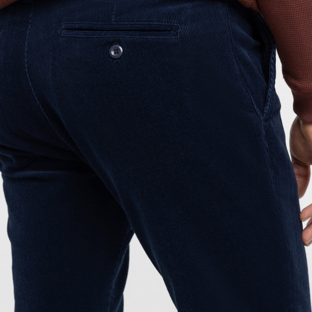 Ash & Erie Navy Corduroy Chinos for Short Men   Corduroy Chinos