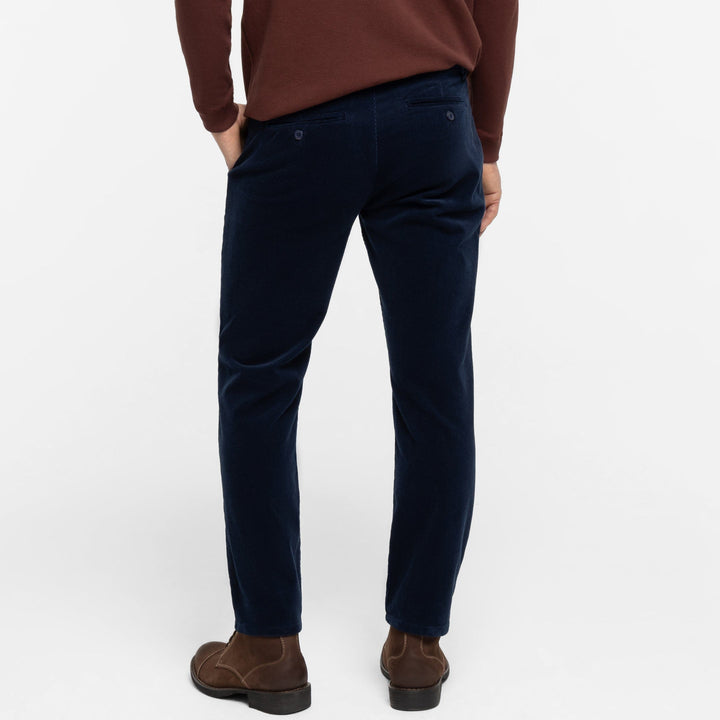 Ash & Erie Navy Corduroy Chinos for Short Men   Corduroy Chinos