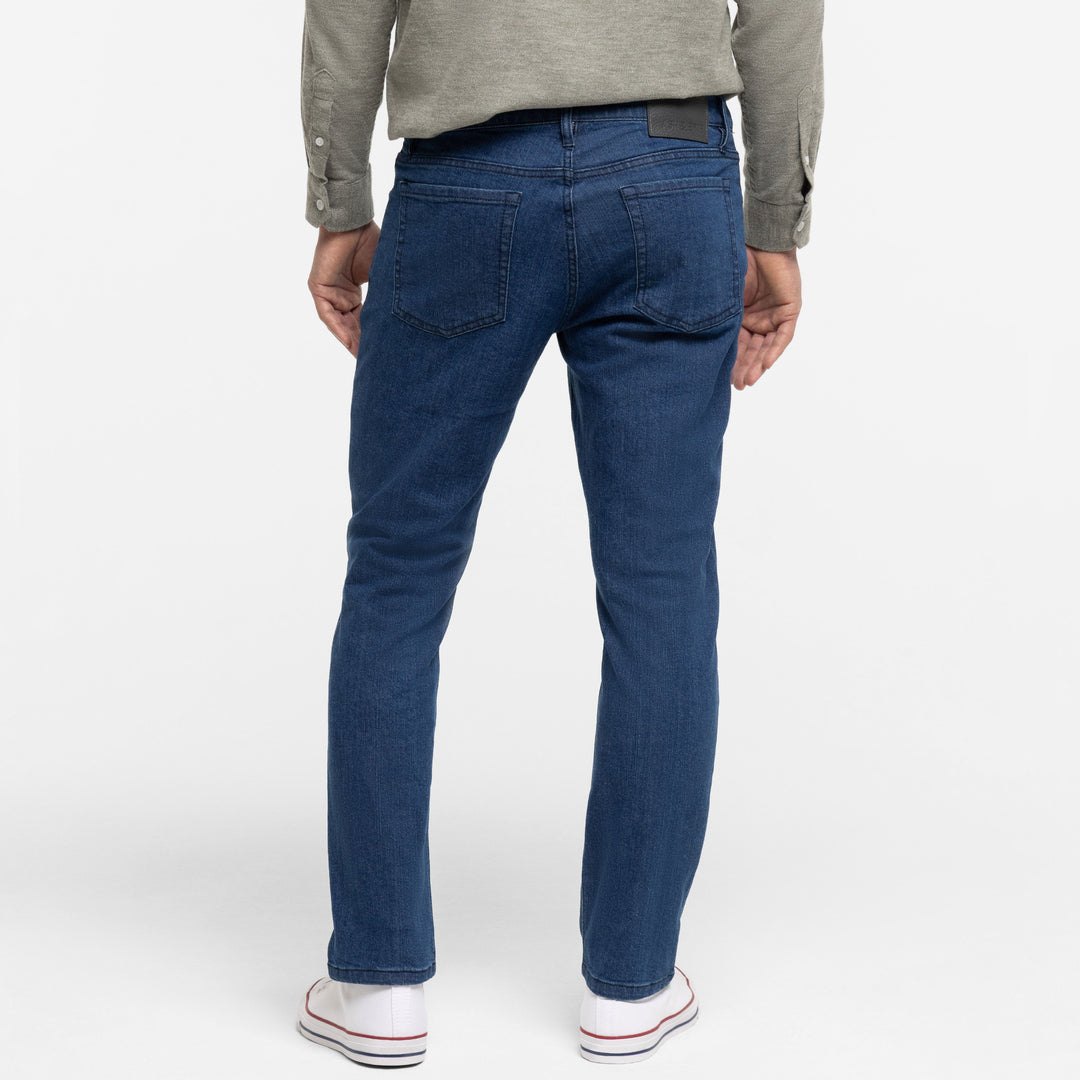 Ash & Erie Blue Wash Denim Jeans for Short Men   Essential Jeans