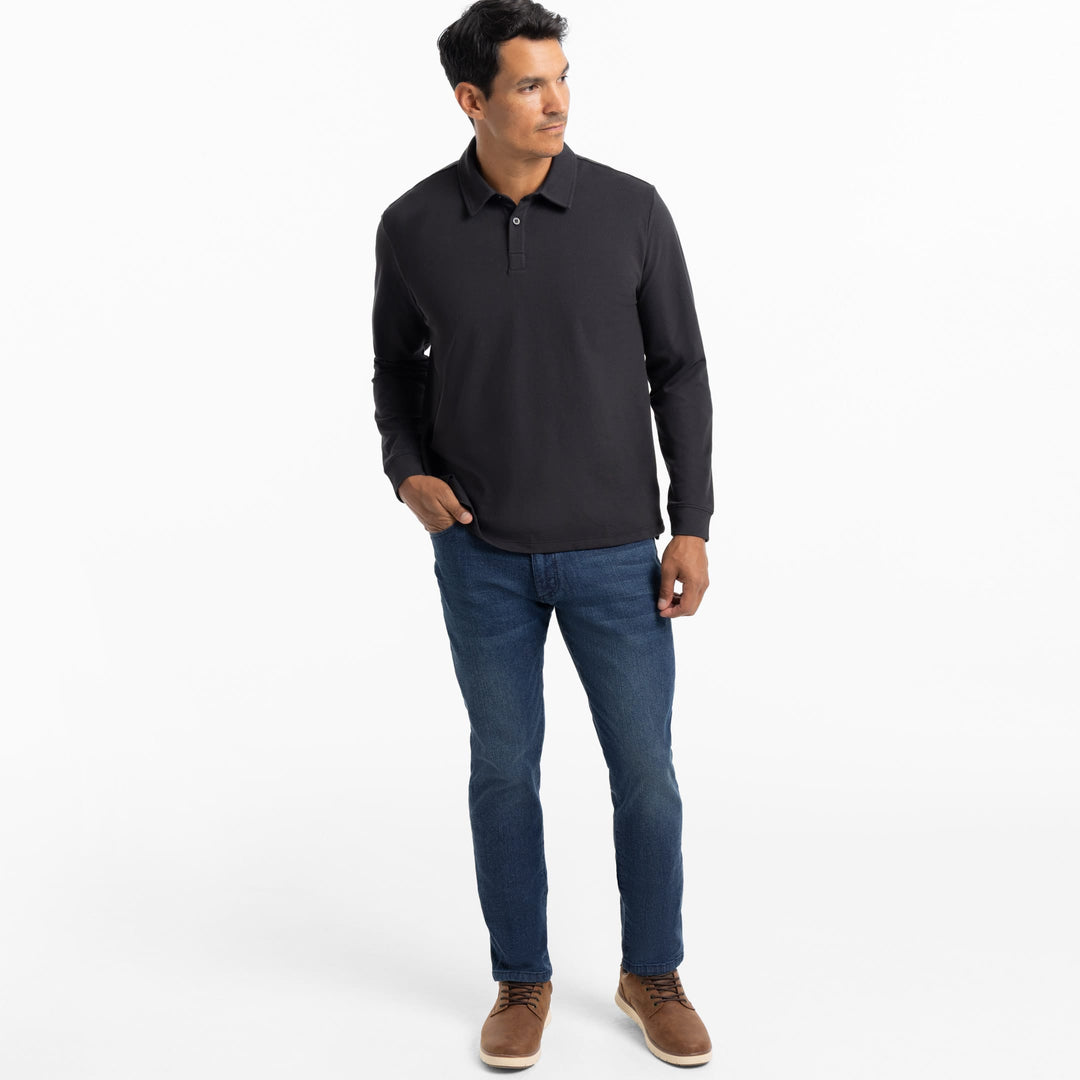 Ash & Erie Deep Sea Wash Denim Jeans for Short Men Ash & Erie Deep Sea Wash Denim Jeans for Short Men
