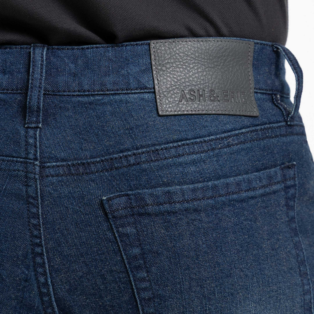 Ash & Erie Deep Sea Wash Denim Jeans for Short Men   Essential Jeans
