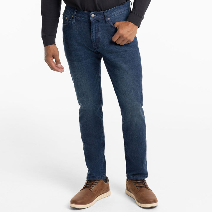 Ash & Erie Deep Sea Wash Denim Jeans for Short Men   Essential Jeans