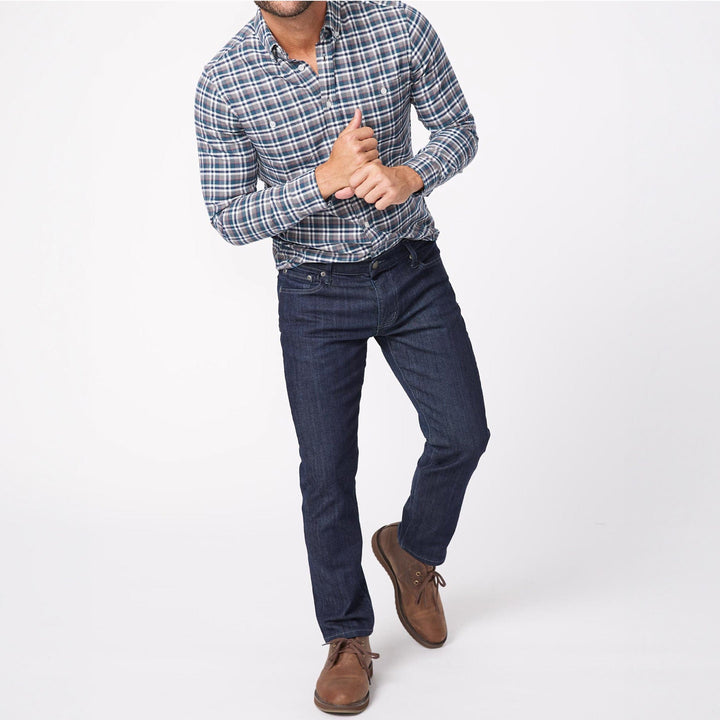 Ash & Erie Indigo Wash Denim Jeans for Short Men   Essential Jeans