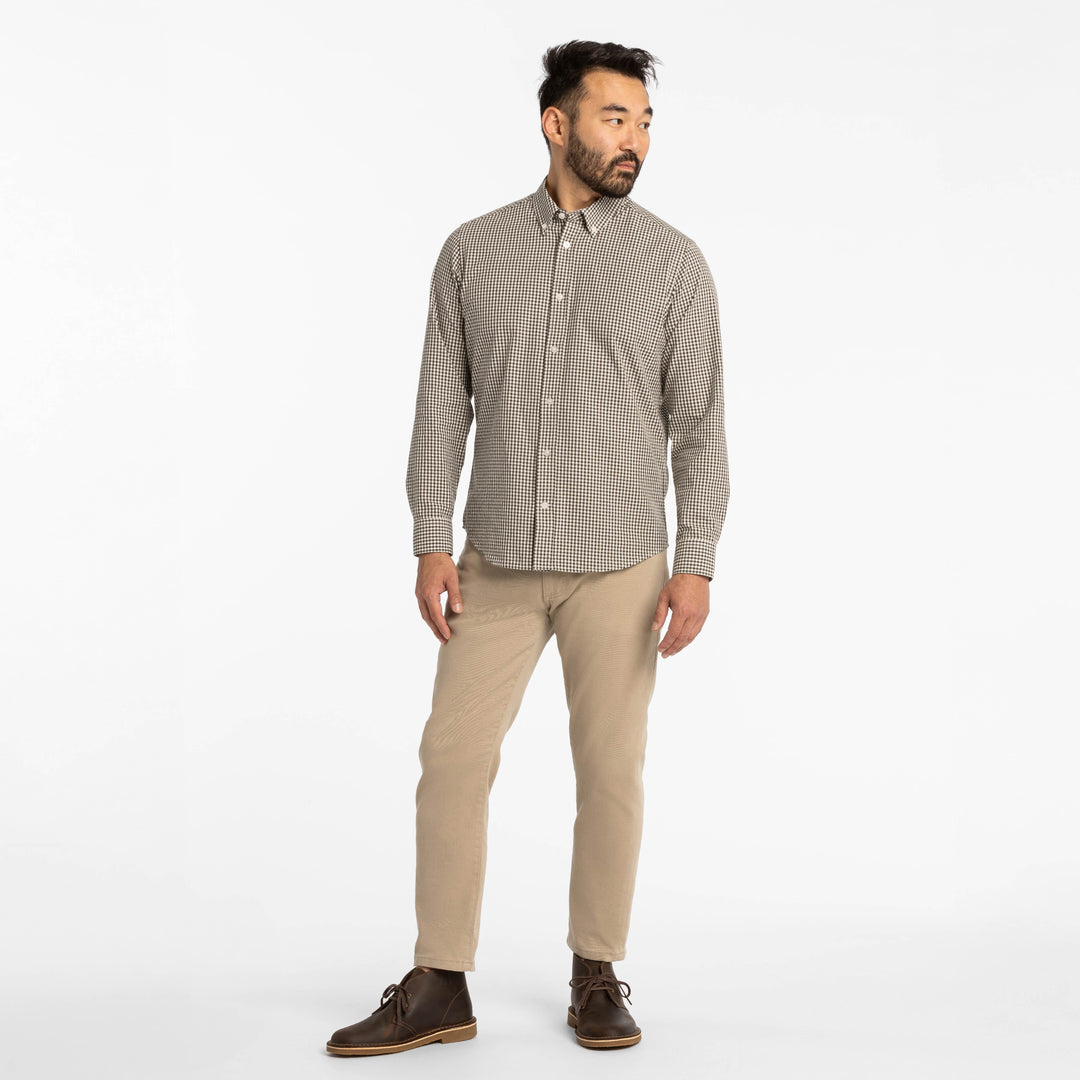 Ash & Erie Canteen Gingham Button-Down Shirt for Short Men Ash & Erie Canteen Gingham Button-Down Shirt for Short Men