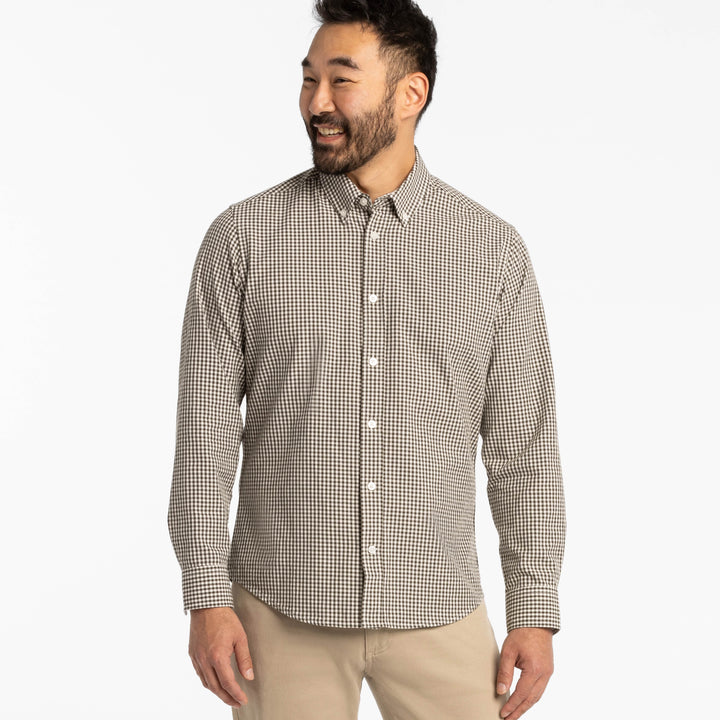 Ash & Erie Canteen Gingham Button-Down Shirt for Short Men   Everyday Shirts