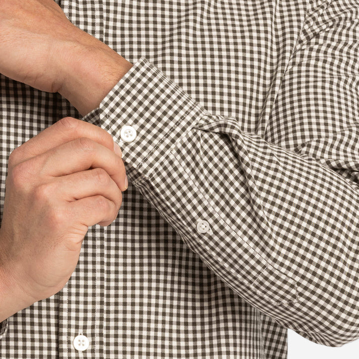 Ash & Erie Canteen Gingham Button-Down Shirt for Short Men   Everyday Shirts