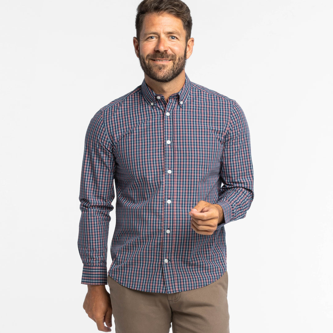 Ash & Erie Columbia Plaid Button-Down Shirt for Short Men   Everyday Shirts