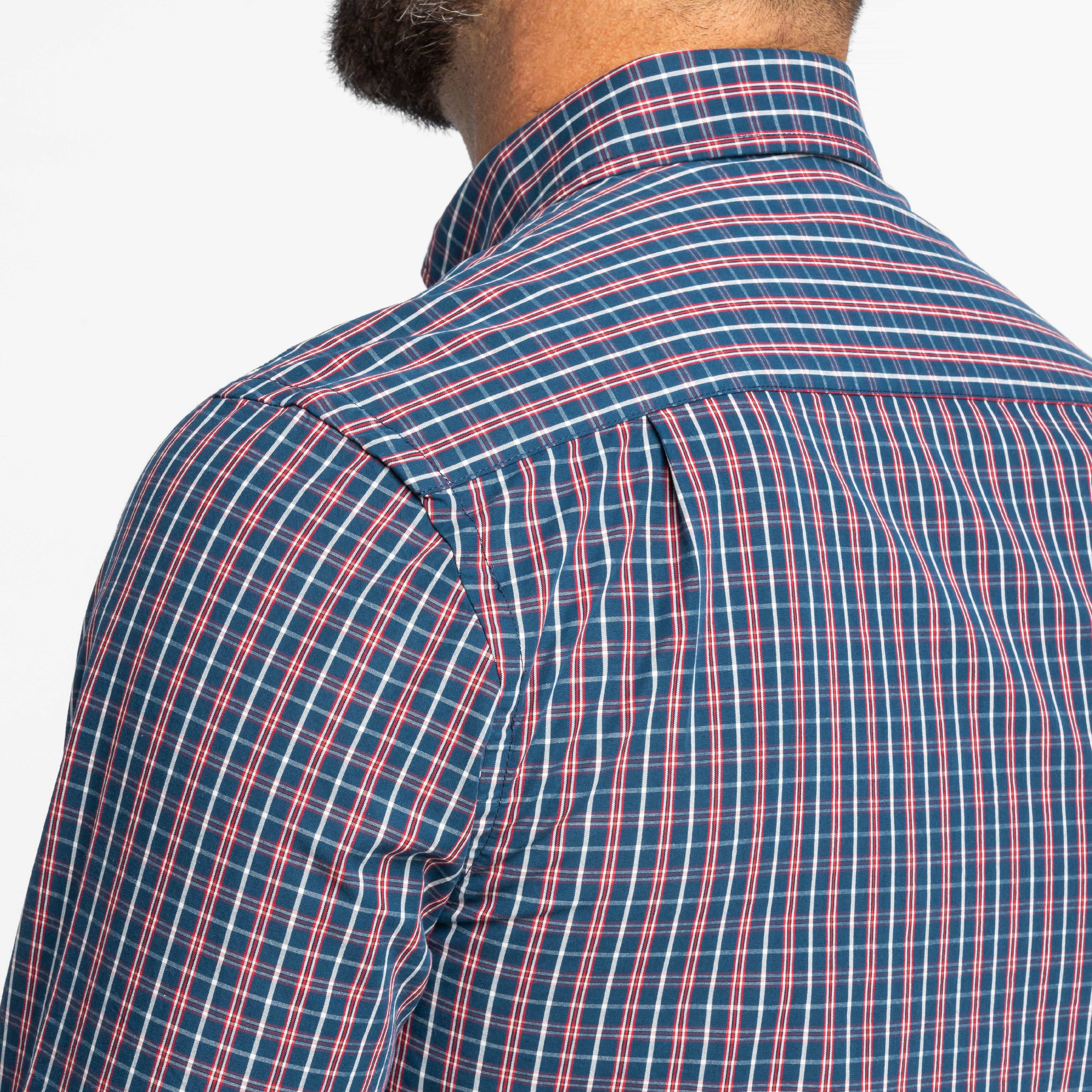 columbia dress shirts Ash & Erie Columbia Plaid Button-Down Shirt for Short Men Columbia Plaid / S / Slim