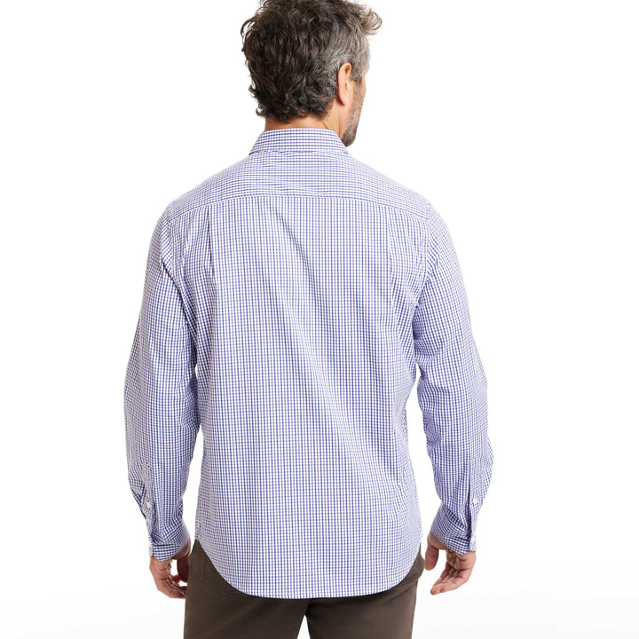 Ash & Erie Concord Check Oxford Wrinkle-Free Button-Down Shirt for Short Men   Everyday Shirts