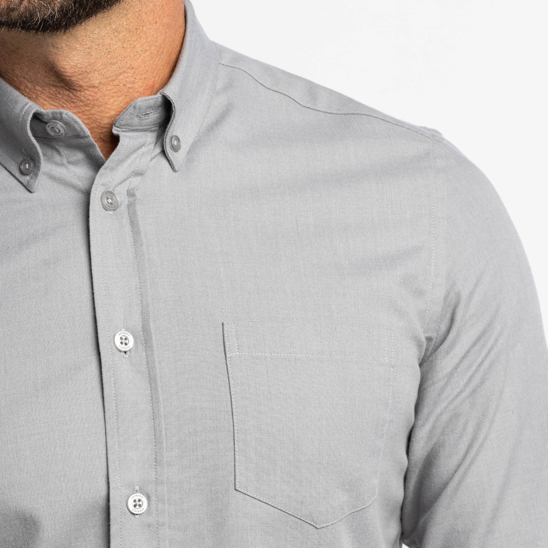 Ash & Erie Greystone Button-Down Shirt for Short Men   Everyday Shirts