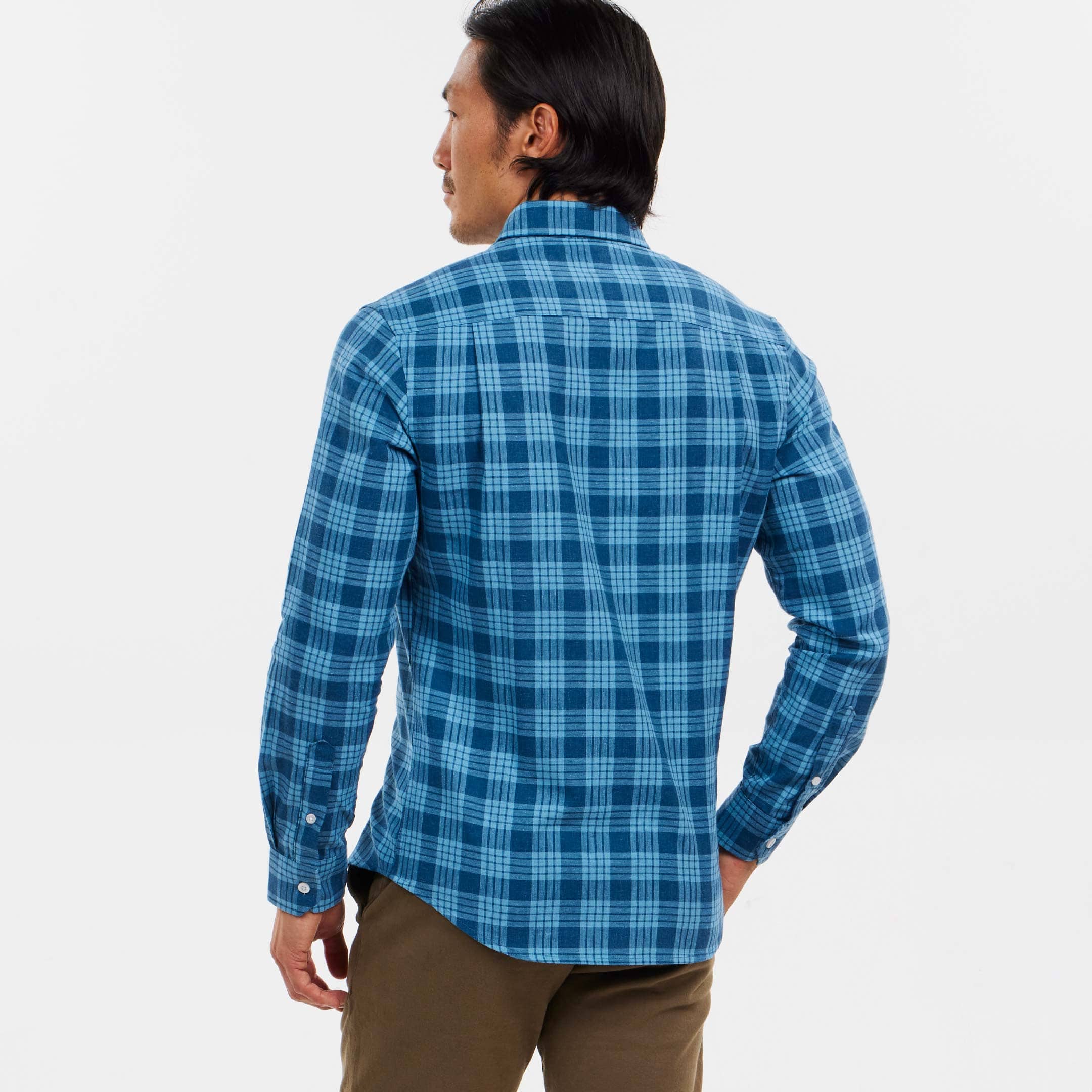 Ash & Erie Horizon Plaid Button-Down Shirt for Short Men Horizon Plaid / S / Slim