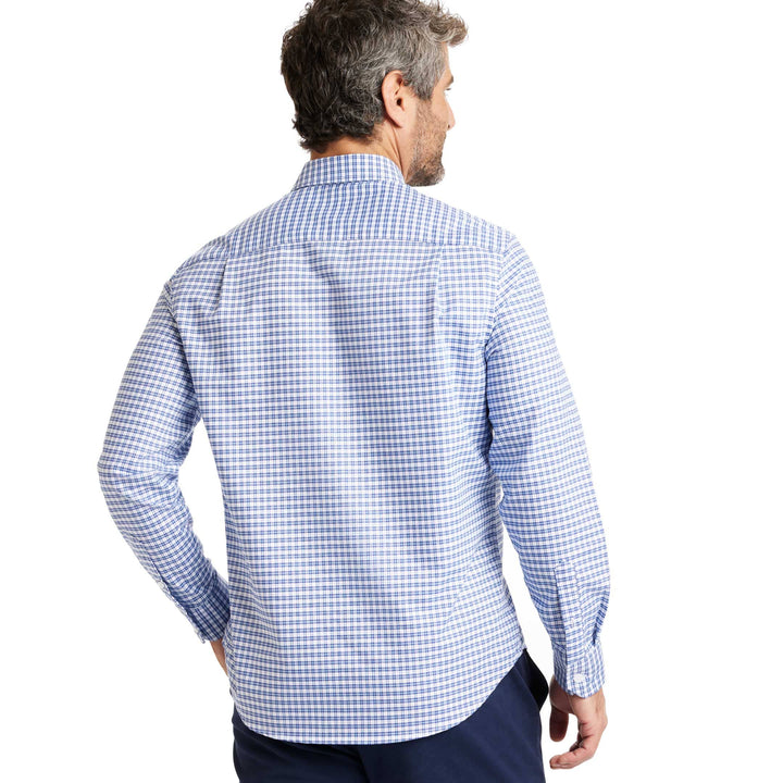 Ash & Erie Hudson Check Oxford Wrinkle-Free Button-Down Shirt for Short Men   Everyday Shirts