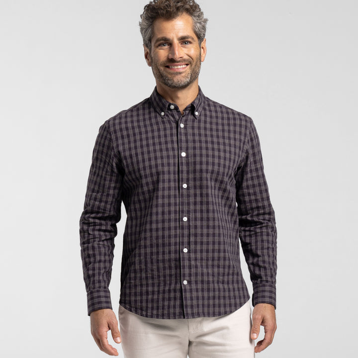 Ash & Erie Iris Plaid Button-Down Shirt for Short Men   Everyday Shirts