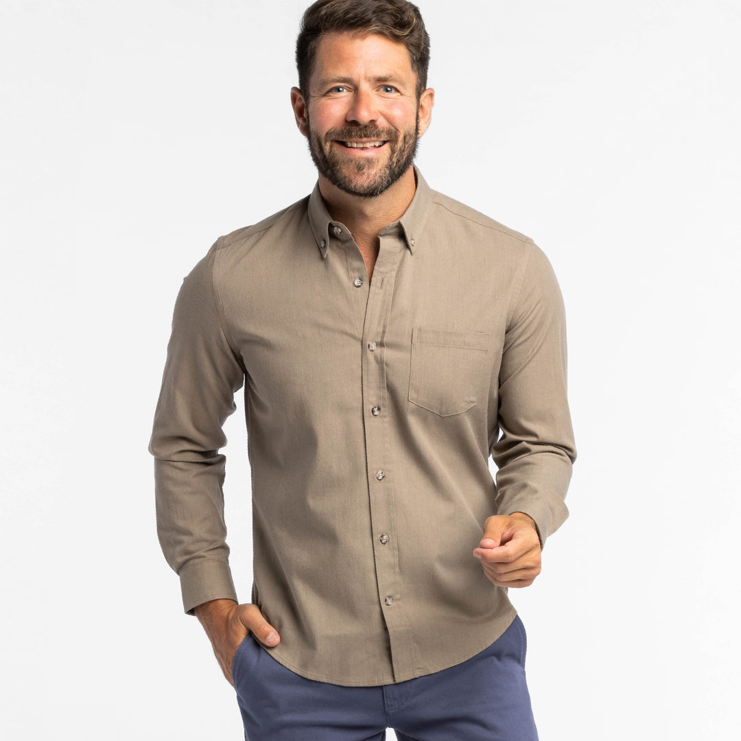 Ash & Erie Maplewood Button-Down Shirt for Short Men   Everyday Shirts