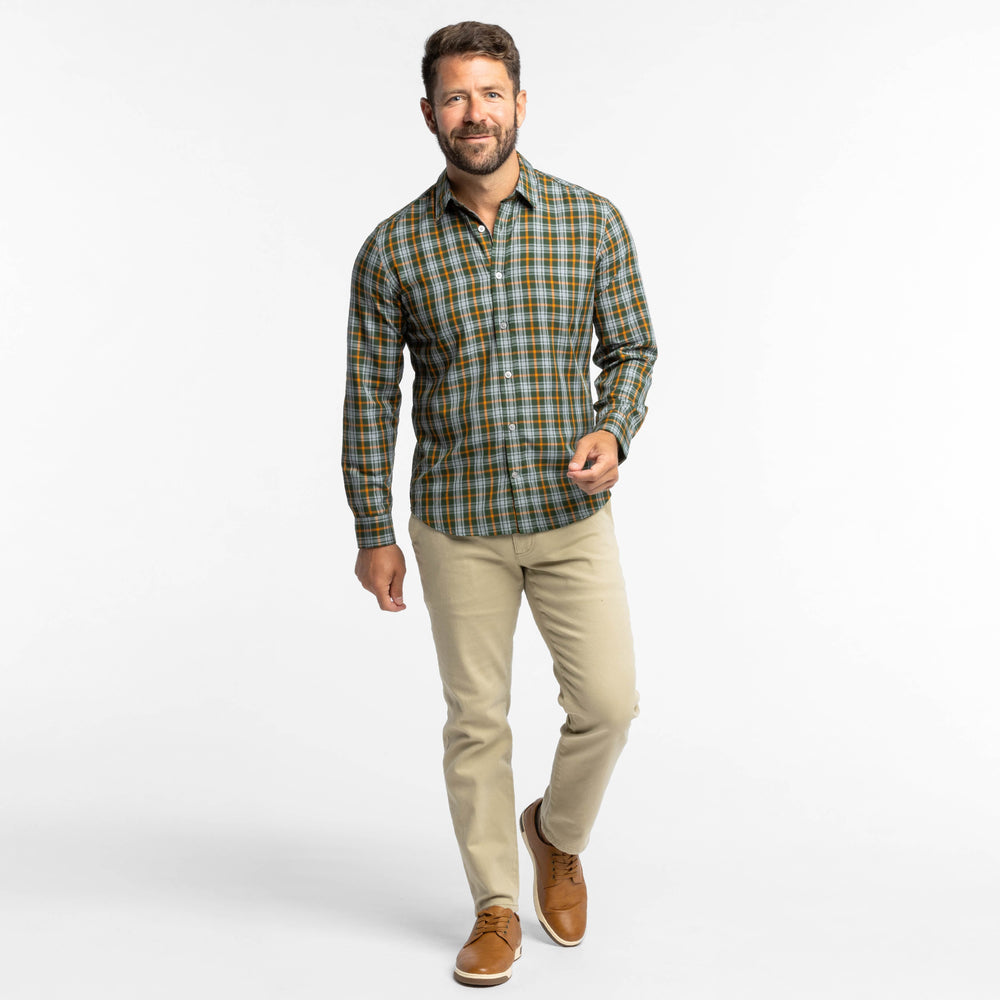 Ash & Erie Morningside Plaid Button-Down Shirt for Short Men   Everyday Shirts