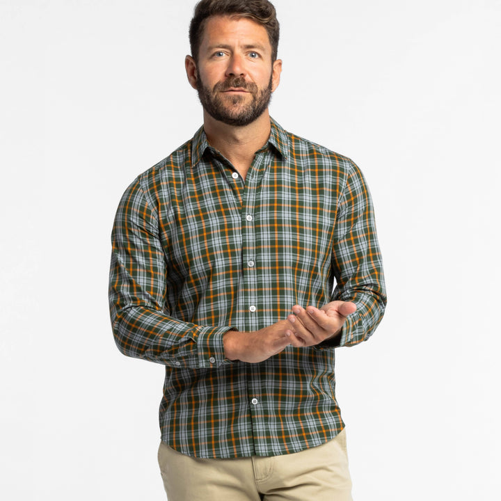 Ash & Erie Morningside Plaid Button-Down Shirt for Short Men   Everyday Shirts