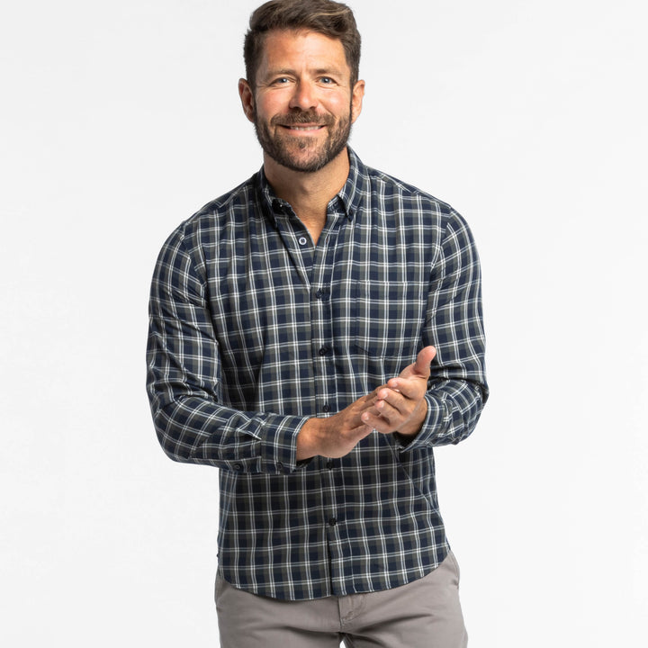 Ash & Erie Olympic Plaid Button-Down Shirt for Short Men   Everyday Shirts