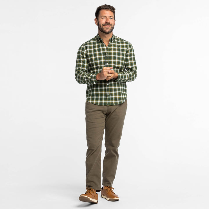 Ash & Erie Pinegrove Plaid Button-Down Shirt for Short Men   Everyday Shirts