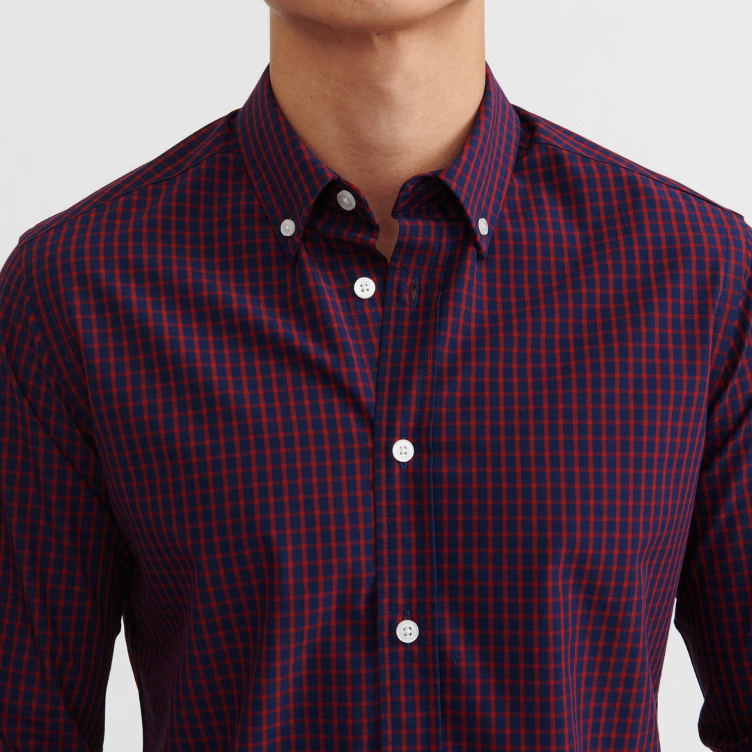 Ash & Erie Redwood Plaid Button-Down Shirt for Short Men   Everyday Shirts