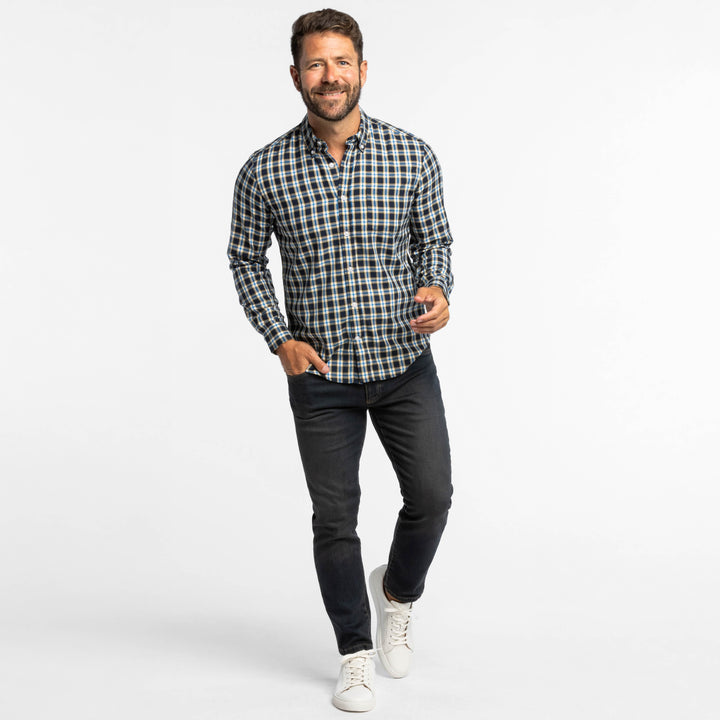 Ash & Erie Sterling Plaid Button-Down Shirt for Short Men   Everyday Shirts