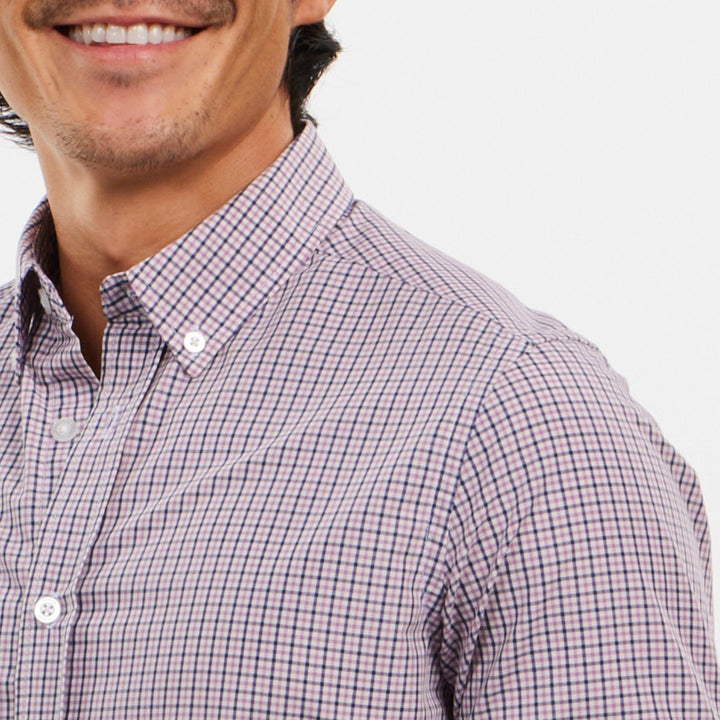 Ash & Erie Seaglass Gingham Button-Down Shirt for Short Men   Everyday Shirts