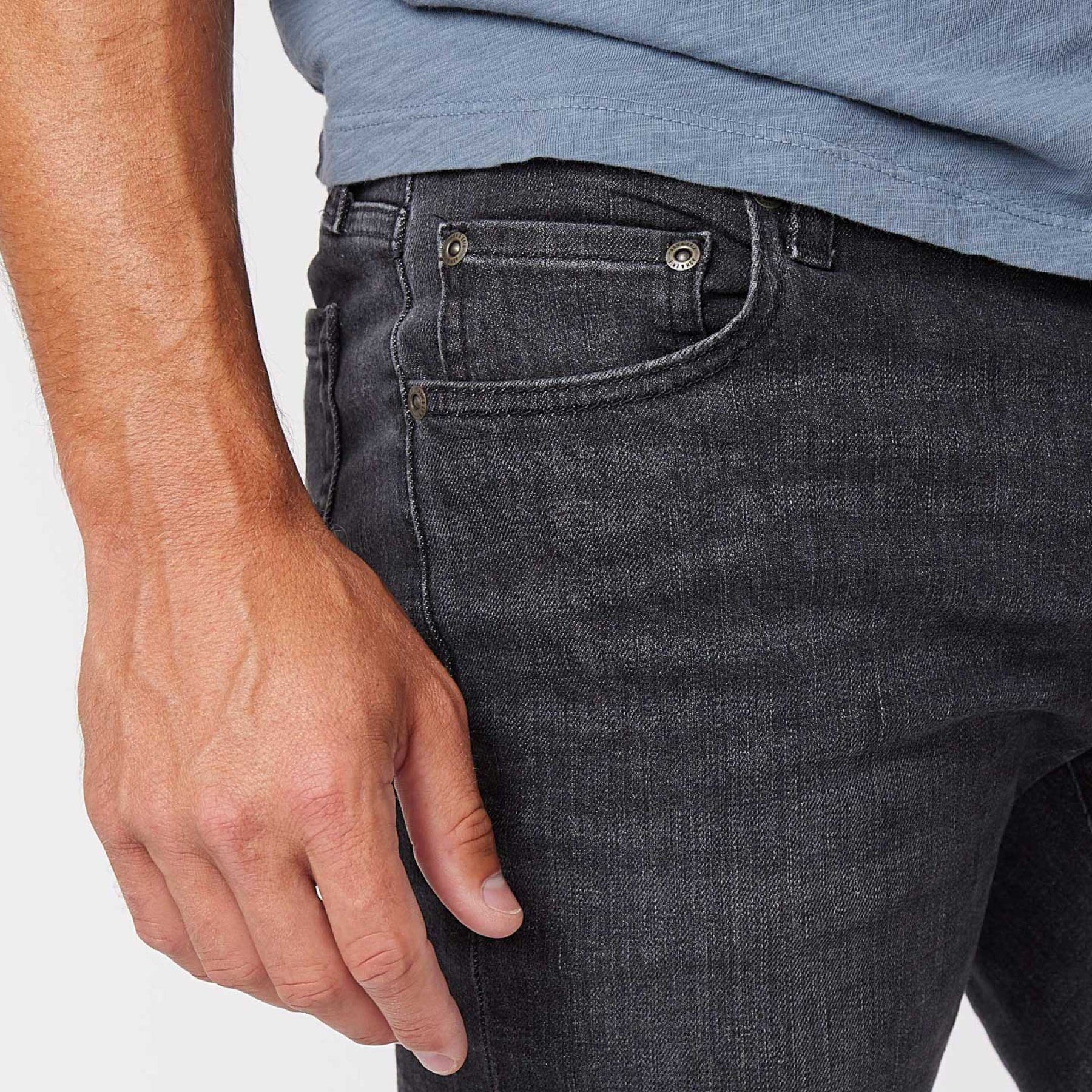 Ash & Erie Granite Wash Explorer Jeans for Short Men