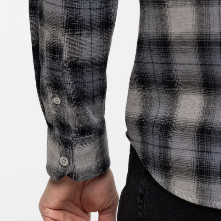 Ash & Erie Boone Flannel Button-Down Shirt for Short Men   Flannel Everyday Shirt